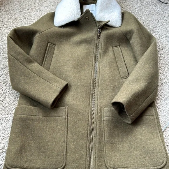 Madewell Eldridge Zip Coat in Insulexe Fabric size XS NWOT - Picture 16 of 16